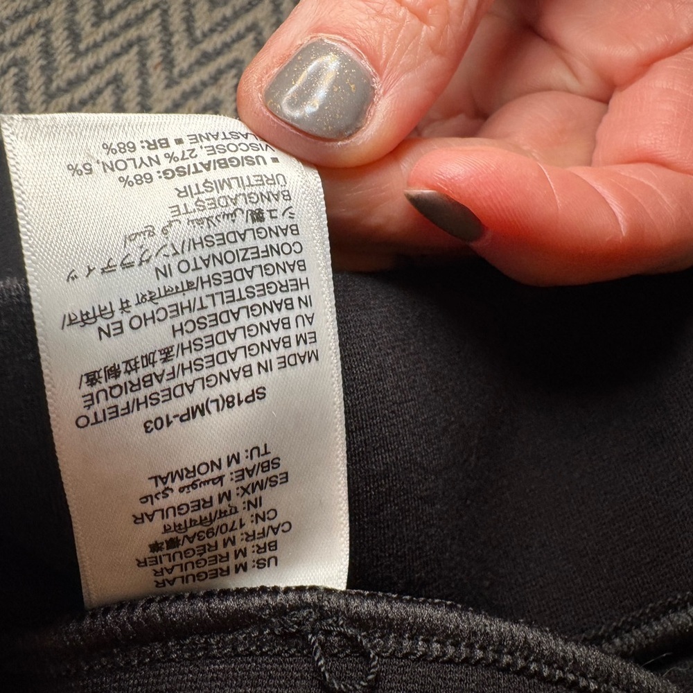 Anthropologie Daily Practice Classic Black Leggings - Picture 5 of 9